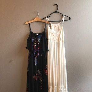Maxi Dress BUNDLE. Both Sz M. Will fit busty Sm.